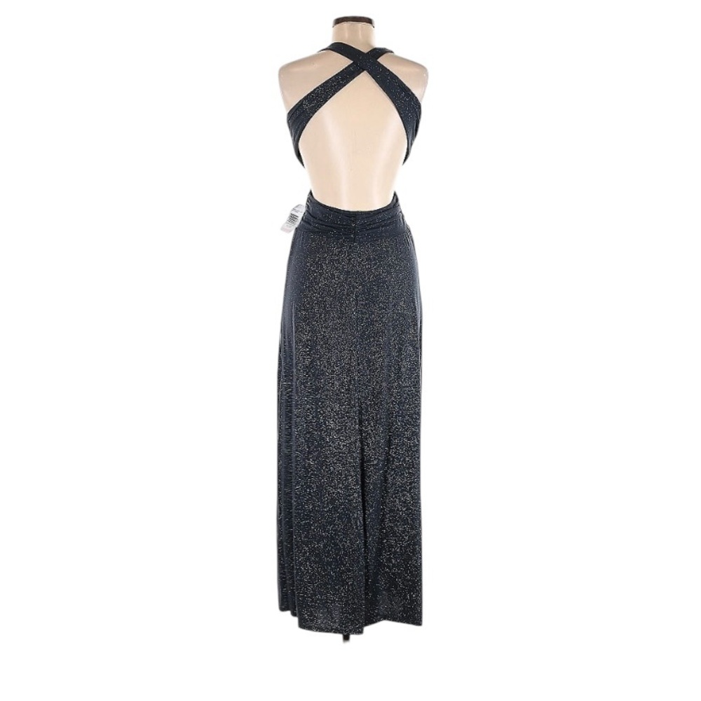 Vintage Jump Dress Womens Size 7/8 Wendye Chaitin Maxi Gown Prom Grunge 90s Y2K - Picture 2 of 15